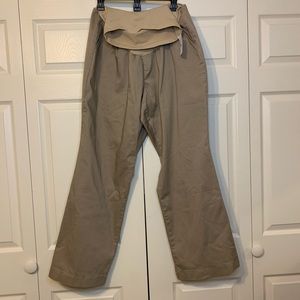 Motherhood Khaki boot cut maternity pants !